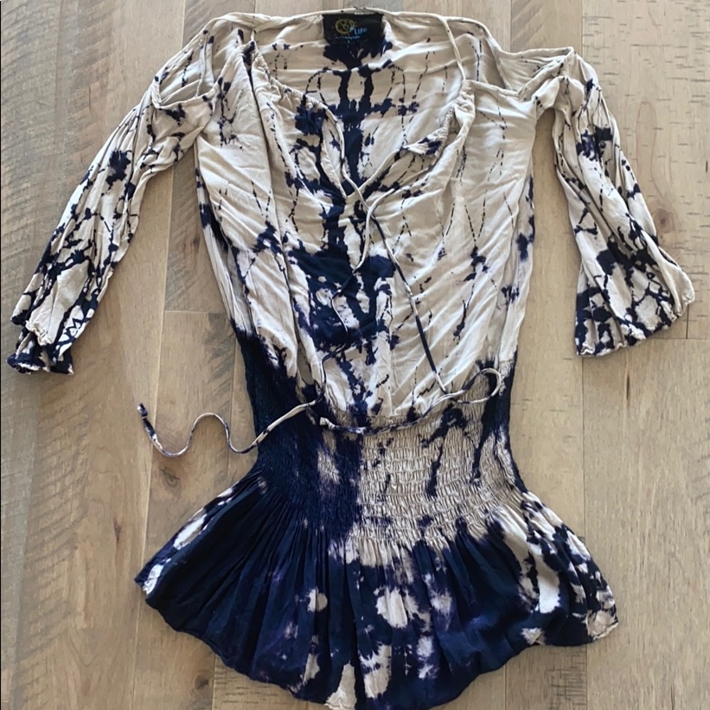 BlueLife off the shoulder flowy dress